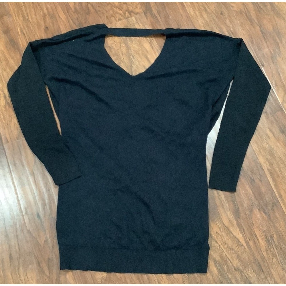 ALL SAINTS TWIST Jumper Sweater Wrap Merino Wool S